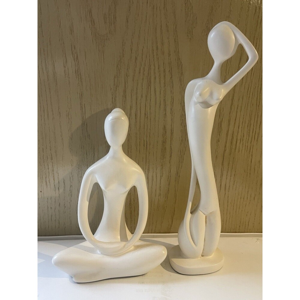 Torre Tagus Vintage Modern Eastern Wave Meditating Figurine Sculpture Nude Woman